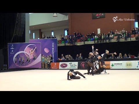 Senior team (VK JANIKA Tallinn - EST) 💗 AGG EC | MISS VALENTINE 2016 | SENIOR | PRELIM - 15,300