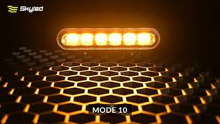 Výstražné světlo Skyled STRIKE (30x142), 18W, 6 LED, 10- 30V, R10, R65