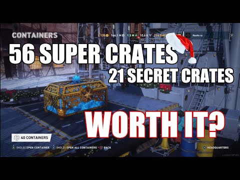 76 Santa Crates Opening -  I've officially lost my mind | World of Warships Legends (Xbox SX 1080p)
