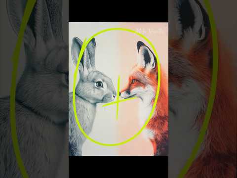 Rabbit 🐰 turned into Fox 🦊 #shorts