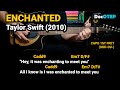 Enchanted - Taylor Swift (2010) Easy Guitar Chords Tutorial with Lyrics