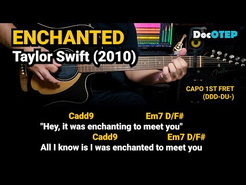 Enchanted - Taylor Swift (2010) Easy Guitar Chords Tutorial with Lyrics