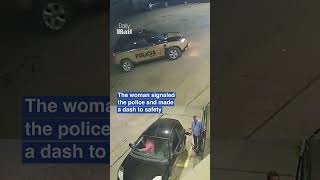 Abducted woman escapes kidnapper at gas station