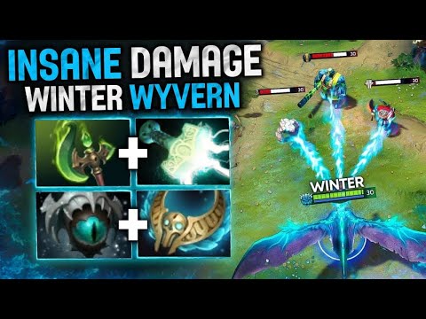 Winter Wyvern Hard Carry 🔥🔥🔥Rampage Comeback 30 Kills | Dota 2 Gameplay