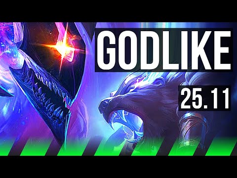KHA'ZIX vs VOLIBEAR (JGL) | Godlike | KR Diamond | 25.11