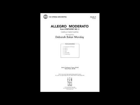 Allegro moderato from Symphony No. 3 - arr. Deborah Baker Monday