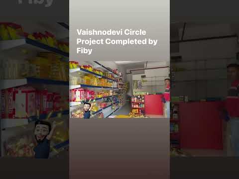 Open storage fiby brand snack display rack, 6 feet