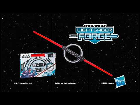 Star Wars Lightsaber Forge Inquisitor Masterworks Set Double-Bladed Electronic Lightsaber, Toy for Kids Ages 4 and Up thumbnail
