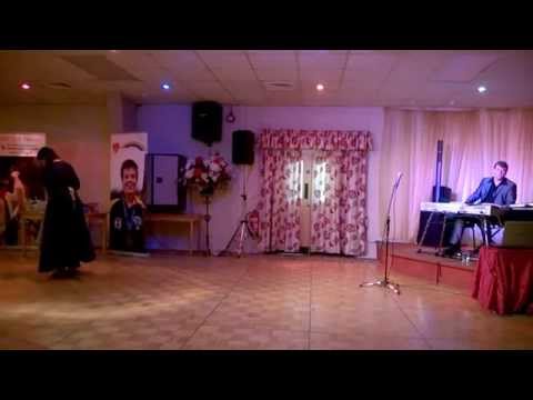 Rhiannon sings Wishing at CRY and Welsh Hearts Charity Night, accompanied by Ian Griffin