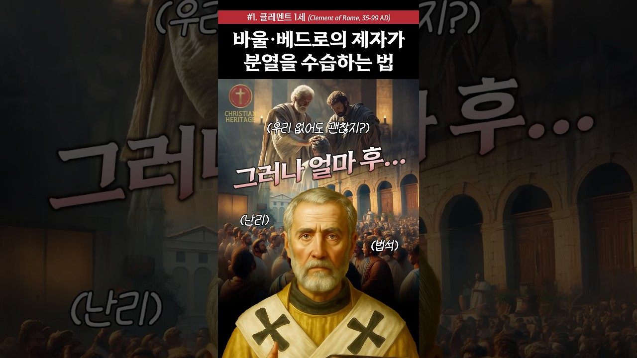 초대교회 위기, 한 편지가 모든 걸 바꿨다 | 클레멘트 1세 | 크리스천 헤리티지 EP.01 (CC)