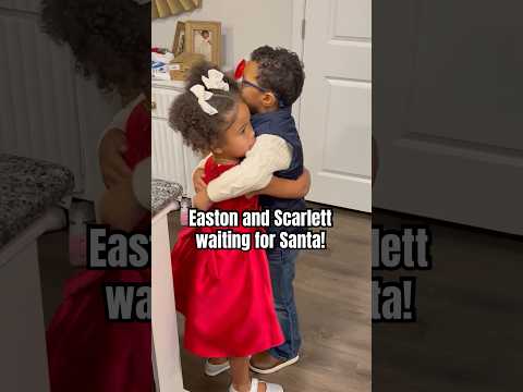 The MOST Adorable Holiday Duo You've EVER Seen! #holidaysonshorts #santa #scarlett
