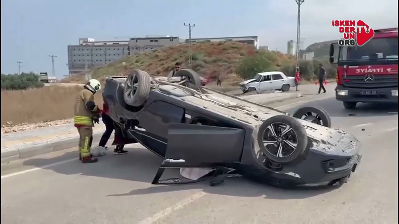 İskenderun Gültepe Mahallesi’nde Kaza: 4 Yaralı
