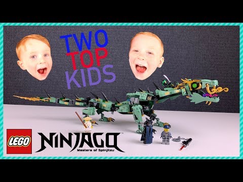 LEGO set 70612 Green Ninja Mech Dragon - TWO TOP KIDS (2019)
