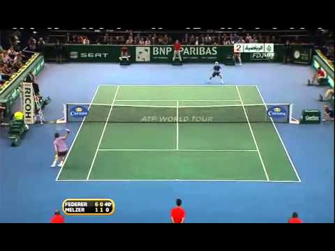 Federer VS Melzer Paris 2010