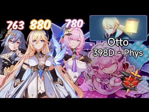 Honkai Impact 3 - [Redlotus 398D] Otto (Phys) 880; 780; 763 Pts - PE(S0); MPE(SS1); HOS(S0)