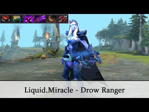 Liquid.Miracle - Drow Ranger | Dota 2 pro gameplay