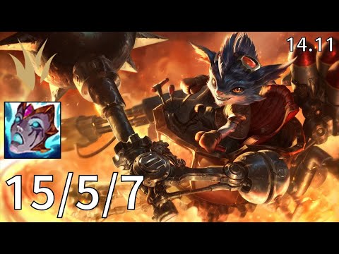 Rumble Jungle vs Lillia - EUW Master | Patch 14.11