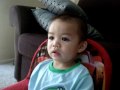 Gavin Intensely Watching His Mickey Mouse