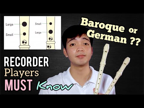 BAROQUE vs. GERMAN RECORDER | TUTORIAL 2020 - Types of FINGERING SYSTEM | How to Play ALL THE NOTES