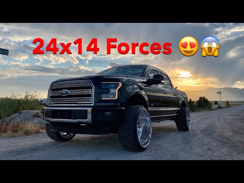 2016 F-150 Limited 3.5L Ecoboost on 24x14 American Force Kash Wheels w/ Toyo tires