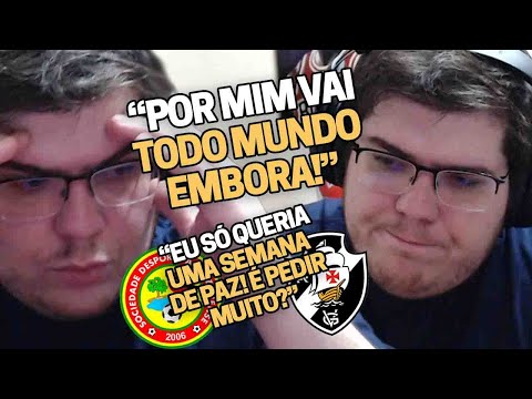 CASIMIRO DESABAFA APÓS ELIMINAÇÃO DO VASCO NA COPA DO BRASIL PRA JUAZEIRENSE | Cortes do Casimito