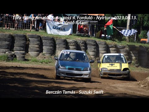 Berczán Tamás - Suzuki Swift Tura-Ring Amatőr Autocross 4. Forduló - Nyírtura 2023.08.13.Döntő futam