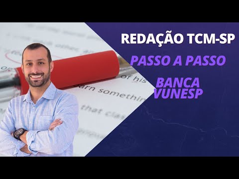 Redação TCM-SP passo a passo | Prof. Raphael Reis