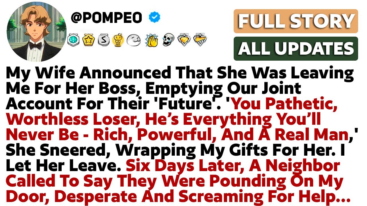 My Wife Announced That She Was Leaving Me For Her Boss, Emptying Our Joint Account For Their Future.