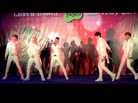 140927 Six Saint cover BEAST/B2ST - Shadow + Shock + Red @The Idol Battle Cover Dance (Stage 3)