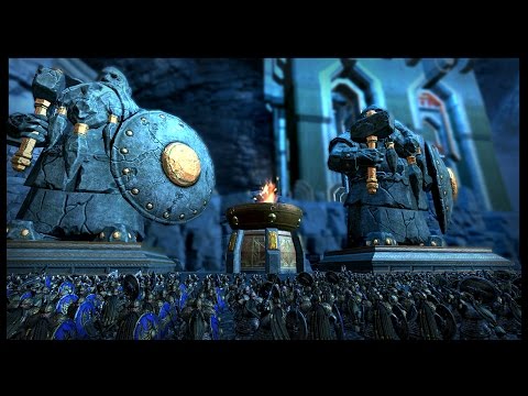 Grand Siege Of Karaz Ankor -  Warhammer Total War Gameplay | Custom Map Battle