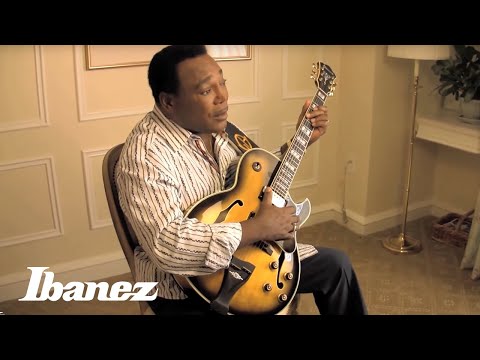 Ibanez GB10EM George Benson Signature Hollow Body Electric Guitar (Right Hand, Antique Amber)