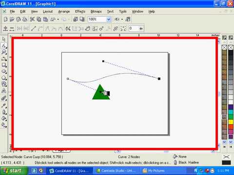 3 point Curve Tool of Corel Draw