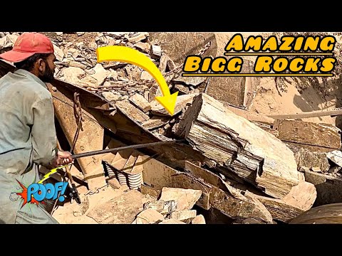 STUNT & DRAMA! TWO Workers vs Mega Giant Rock | Insane Crusher Machine Power That Shocks the World!!
