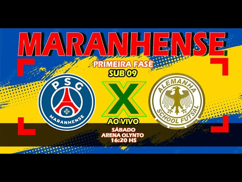 PSG MARANHENSE X ALEMANHA | SUB 09 FUT 7 MARANHENSE 2022
