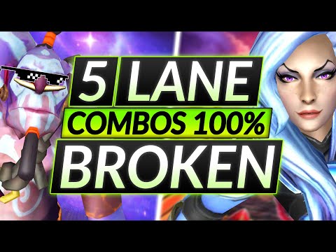 5 MOST BROKEN LANE COMBOS - Best HERO COMBOS and Picking Tips - Dota 2 Guide