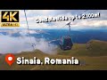 Sinaia Romania 2022 4K 60p Cable Car Ride Sinaia Cota And Carp Cota
