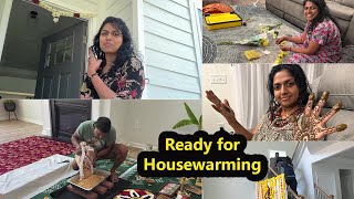 எங்கள் வீட்டு🏡 House warming preparation & decoration || House warming  ideas ~ Family Traveler VLOG
