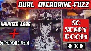 Video thumbnail for Haunted Labs + Cusack Music: Carolina Reaper (Dual overdrive fuzz pedal) by Devon Blue Whitaker (Devon Blue Whitaker music)