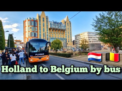Travelling from Holland to Belgium by bus | 🇳🇱 🇧🇪