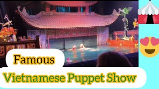 Famous Cultural Puppet Show in Vietnam/Thang Long Water Pupp…
