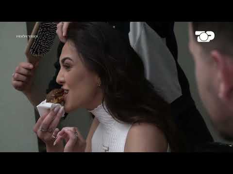 Mevlani dhe Livia kunja njëri-tjetrit - Për’puthen prapaskena