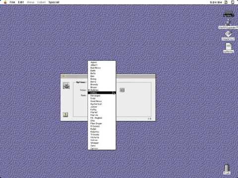 Macintosh PlainTalk MacInTalk and System 7 Text to Speech Voices