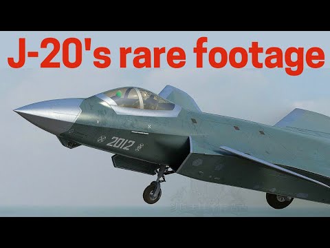 J-20 rare footage showing hard-to-see spots! Major progress in deployment