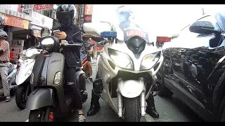 滑阿，你再滑阿，警察都火大了