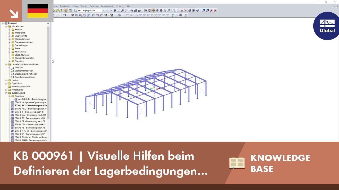 KB 000961 | Visuelle Hilfen beim Definieren der Lagerbedingungen von Stabsätzen