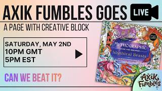 LIVESTREAM - can I beat the creative block in Mythogoria Fantatsical Beasts by Weronika Kolinska