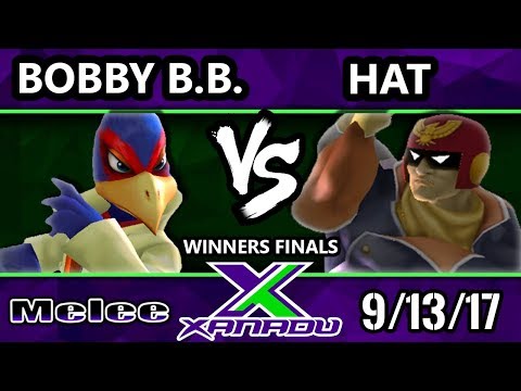 S@X 219 Melee - Bobby Big Ballz (Falco) Vs. Hat (Capt. Falcon, Sheik) - Smash Melee Winners Finals