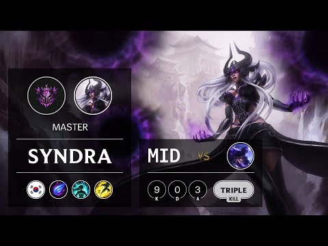 Syndra Mid vs Ryze - KR Master Patch 9.11