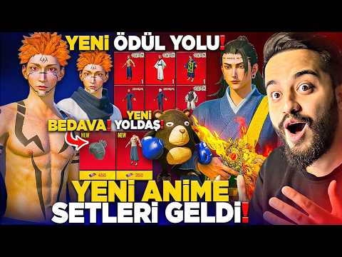 YENİ ANİME SETLERİ GELDİ! YENİ ÖDÜL YOLU! ÜCRETSİZ ALINABİLİYOR! PUBG Mobile