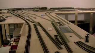 preview picture of video 'oorail.com | New Model Railway Layout Extension - Eastern Region HST'